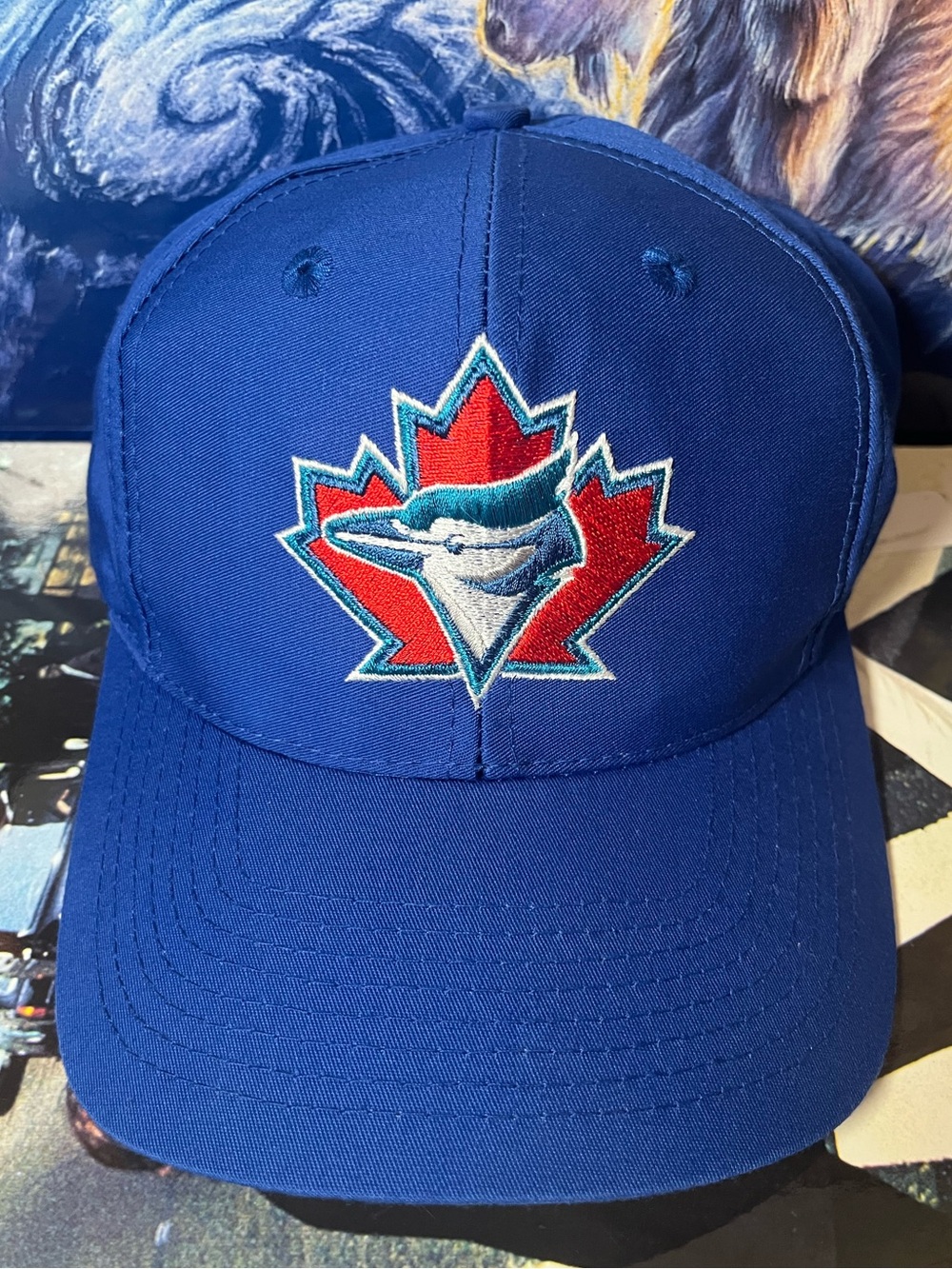 90s Toronto Blue Jays genuine merchandise, big logo, MLB baseball snapback hat